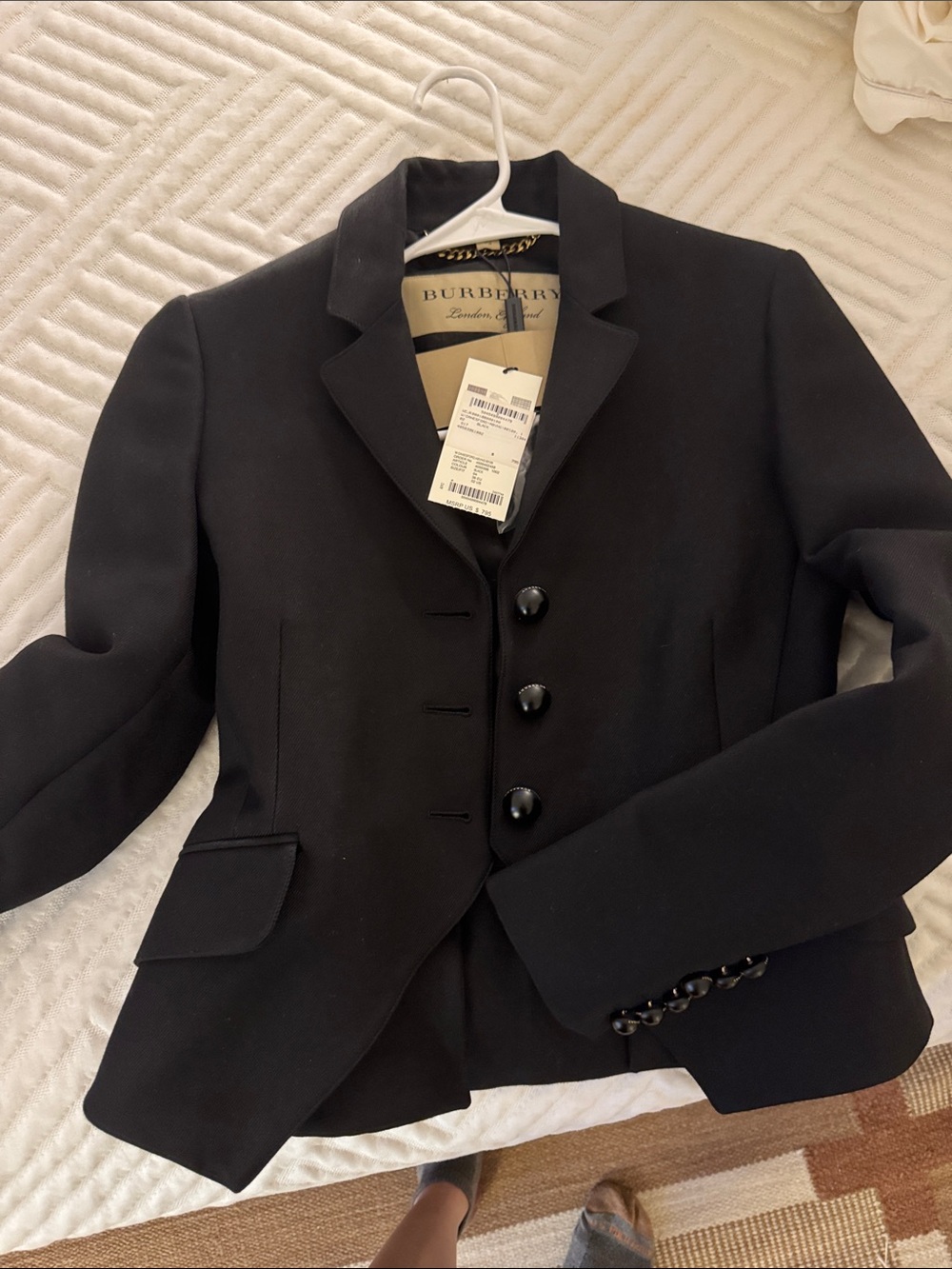 Burberry Black Women’s Tailored Blazer spring 2017